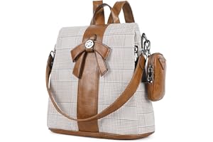 ZOCAI Backpack Purse for Women Fashion Backpack Purses PU Leather Daypacks Anti-Theft Shoulder Bag Satchel Purse