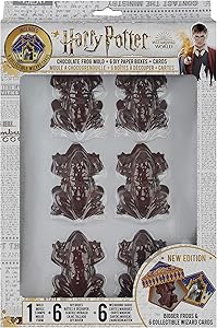 Harry Potter Chocolate Frog Mold - Cinereplicas (With 6 Wizard Cards)