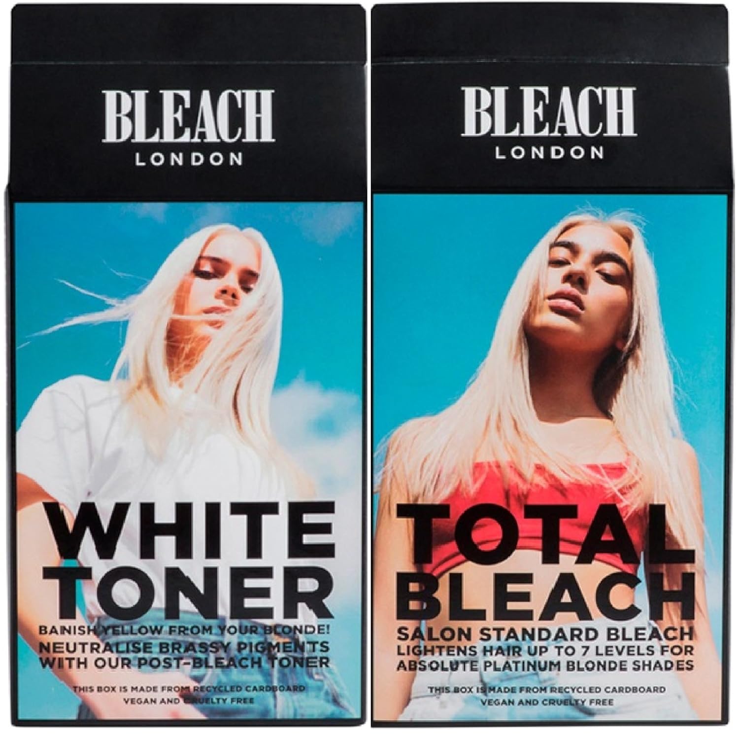 (2 PACK) Bleach London White Toner Kit & Bleach London Total Bleach Kit