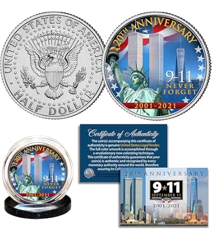 アメリカ合衆国 9/11記念銀貨 WORLD TRADE CENTER Morgan Mint