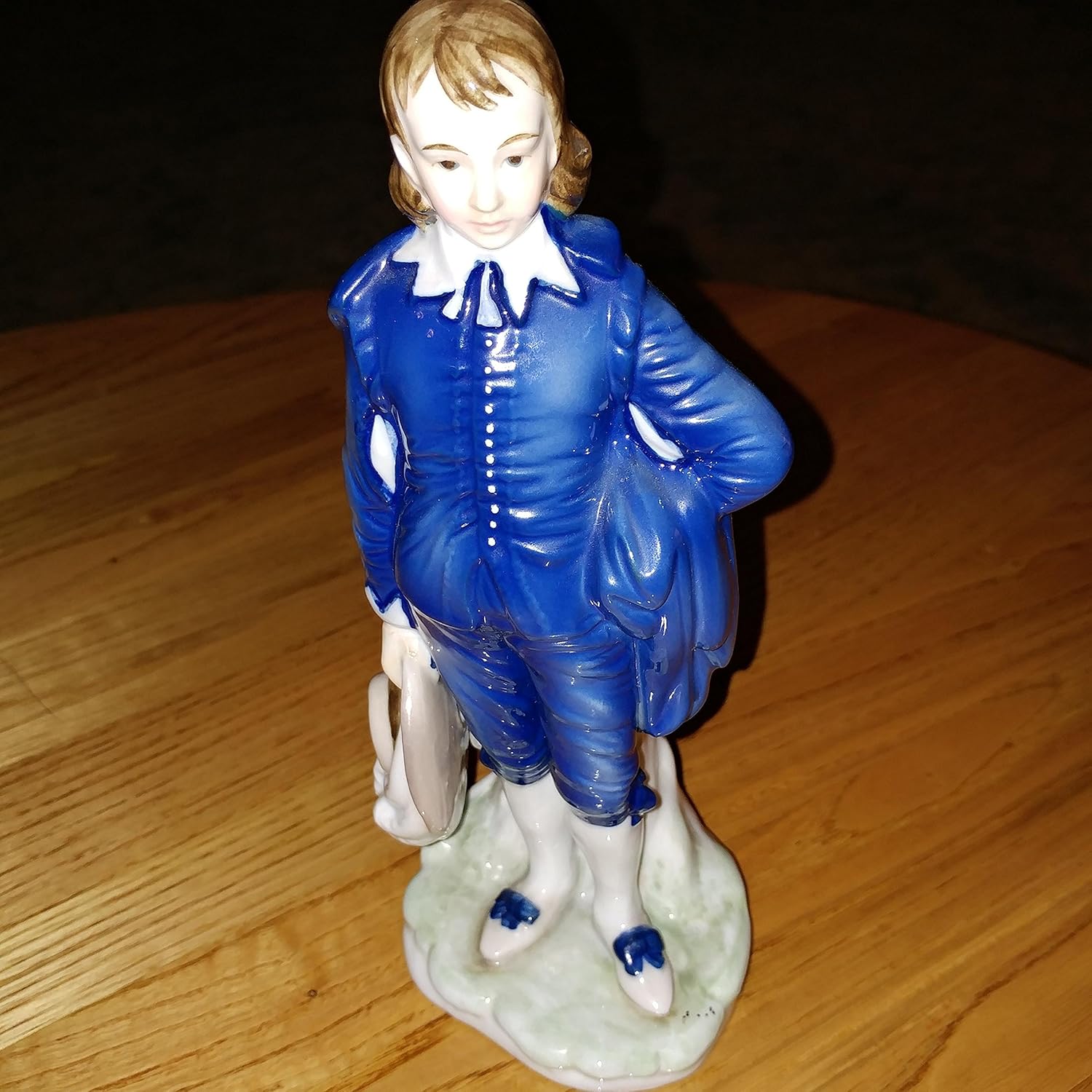 blue boy figurine