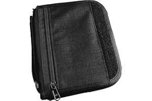 Rite in the Rain Weatherproof Starter Field Planner Kit, Black CORDURA fabric Cover, 1" Ring Binder, Ruler / Writing Guard (No. 9250B)