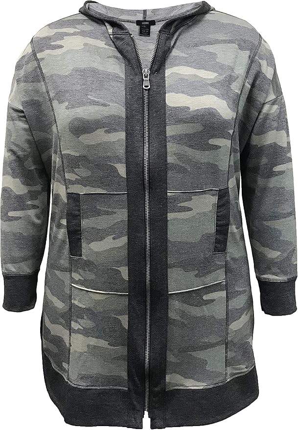 plus size tunic hoodie