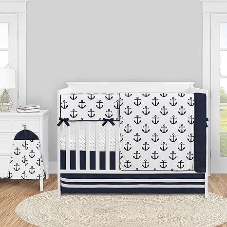 anchor crib bedding