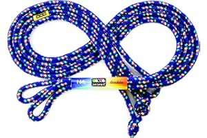Just Jump It 16' Foot Single Jump Rope for Kids Women and Men - Active Outdoor Youth Fitness Excersing Equipment - Double Dutch Length Gym Accessories
