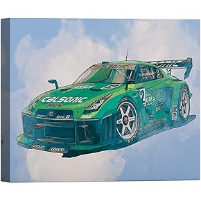 SIGNWIN Canvas Wall Art Vintage Yellow Porsche 911...