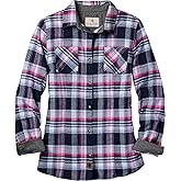 Legendary Whitetails Women’s Long Sleeve Plaid Flannel Button Up Shirt 100% Cotton