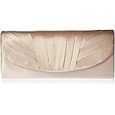 Jessica McClintock womens Angel Satin Tuxedo Flap Evening Clutch | Satin, Tuxedo