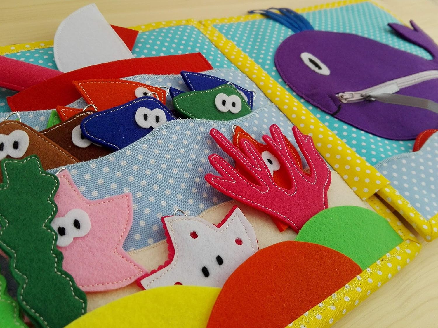 Busy book Sensory toy for toddlers Quiet book Felt toy Birthday gift