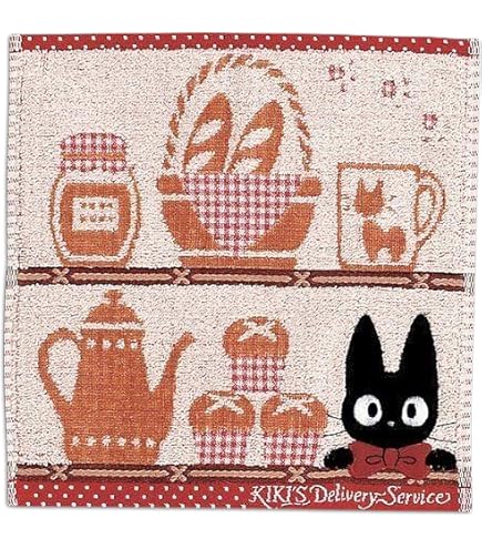 Amazon.com: hand towel Ghibli Kiki's Delivery Service Jiji