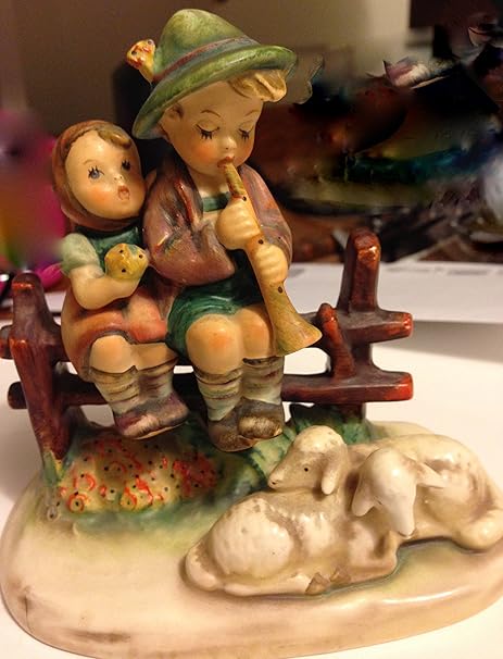 hummel boy with sheep