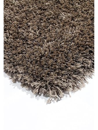 Benuta Teppiche Shaggy Langflor Hochflor Teppich Poesia Braun