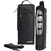Athletico Golf Cooler Bag - Soft Sided Insulated Cooler Holds a 6 Pack of Cans or Two Wine Bottles