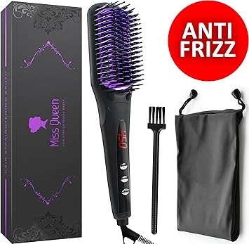 Buy Hair Straightening Brush For Long Hair Safe For Scalp Hot