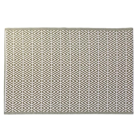 JEMIDI Terrassenteppich Außenteppich 120x180cm Balkonteppich Terrasse Balkon Outdoorteppich Teppich Garten Außen Outdoor Läuf