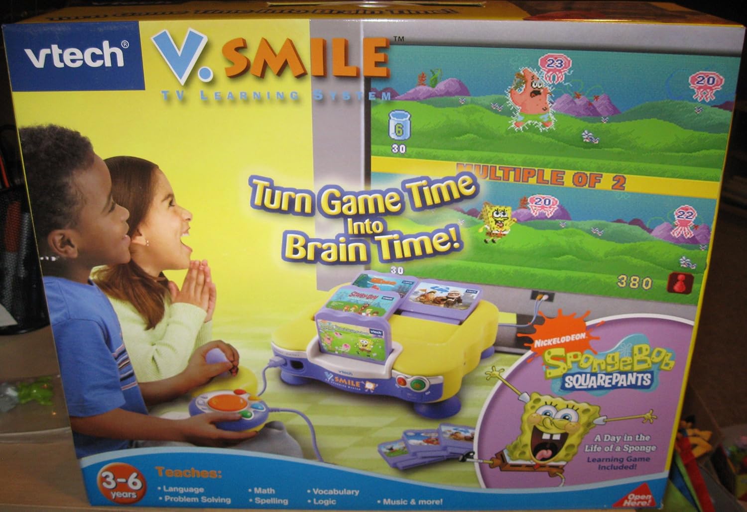 Amazon.com: vtech Vsmile System Bundle Special Edition Spongebob ...