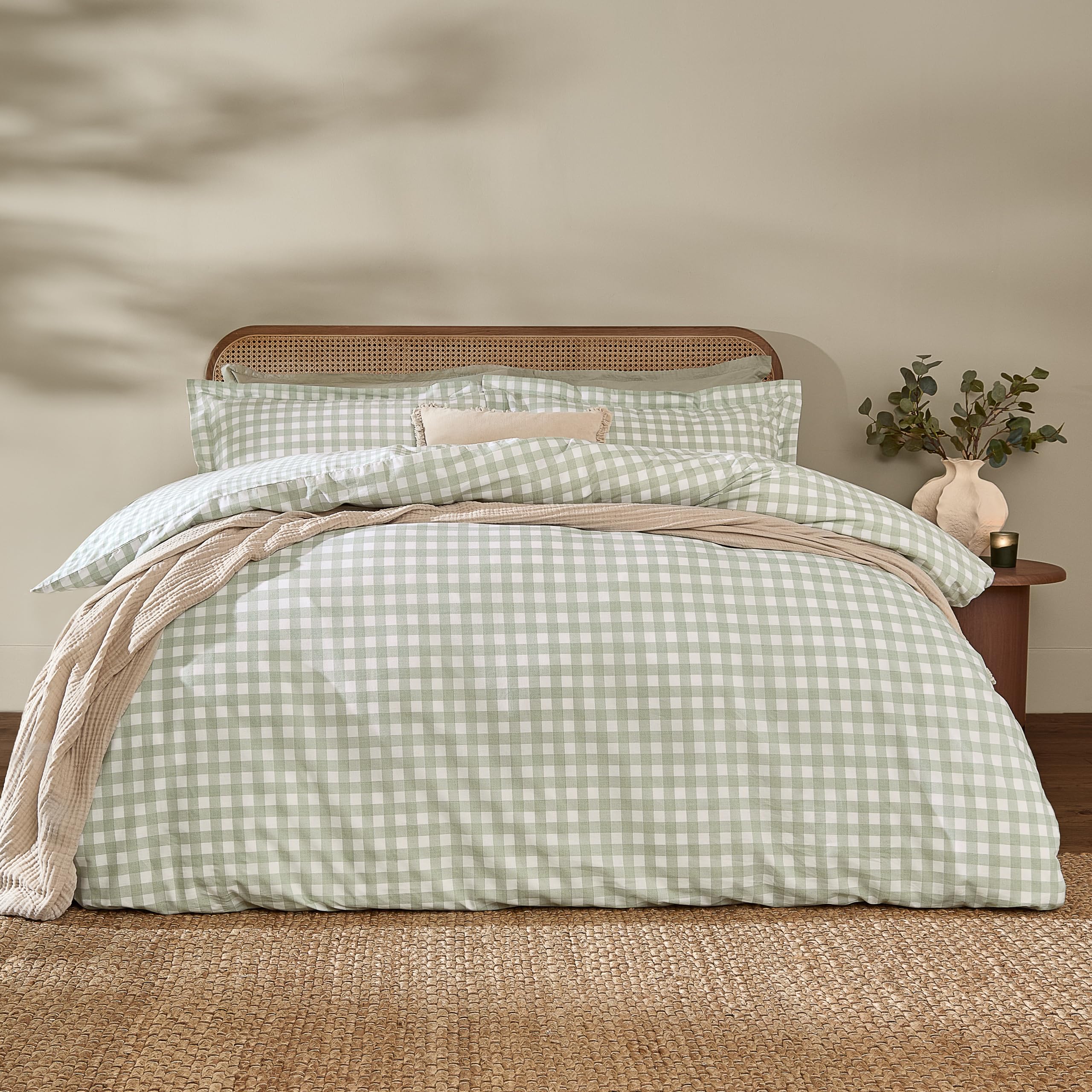 Yard Barton Gingham Check Duve...