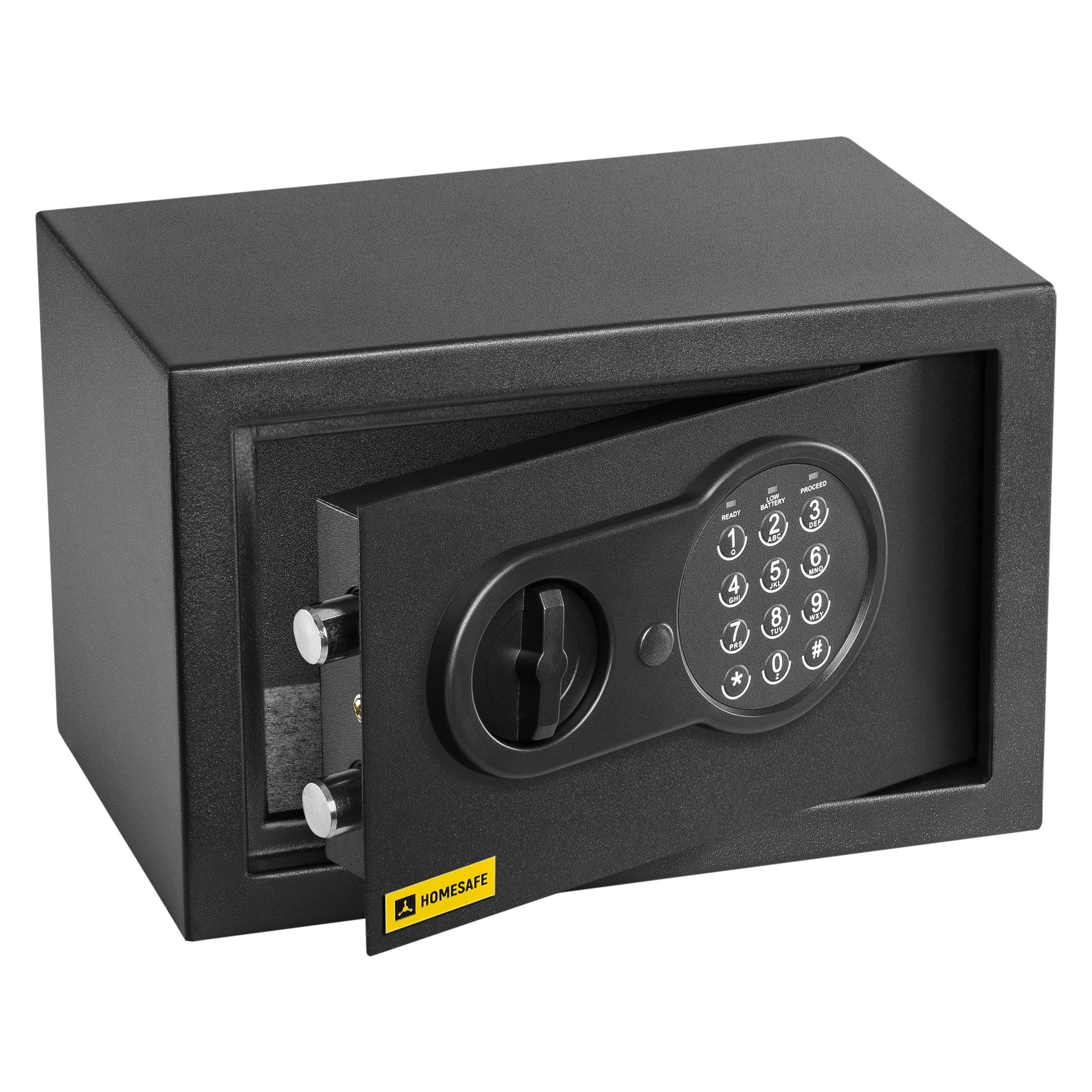 HomeSafe HV20E Digital Safe Box with Electronic Lock, 20x31x20cm (HxWxD), Electronic Money Safe Lock Box for Home Security, Storage Safety Locker, Cash Savings or Money