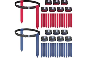 MIUONO Flag Football Belts, Flags for Flag Football Set 14 Player, Flag Football for Kids Adults and Youth Training Equipment