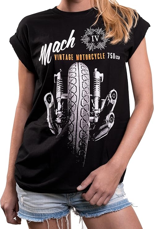 camiseta moto vintage