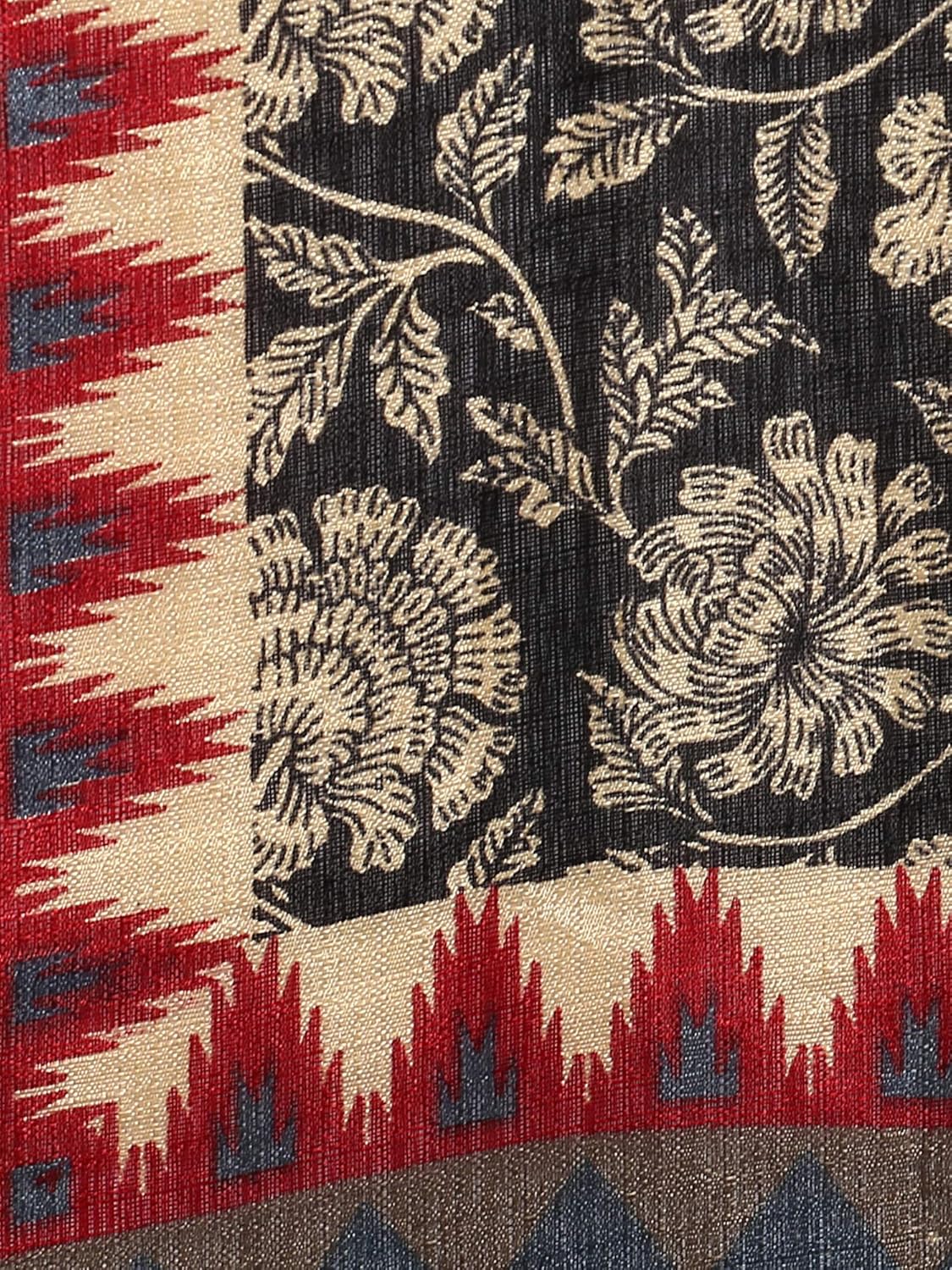 applecreation women's khadi silk dupatts with jhallar (freesize_multi-coloured_khdpt102b)