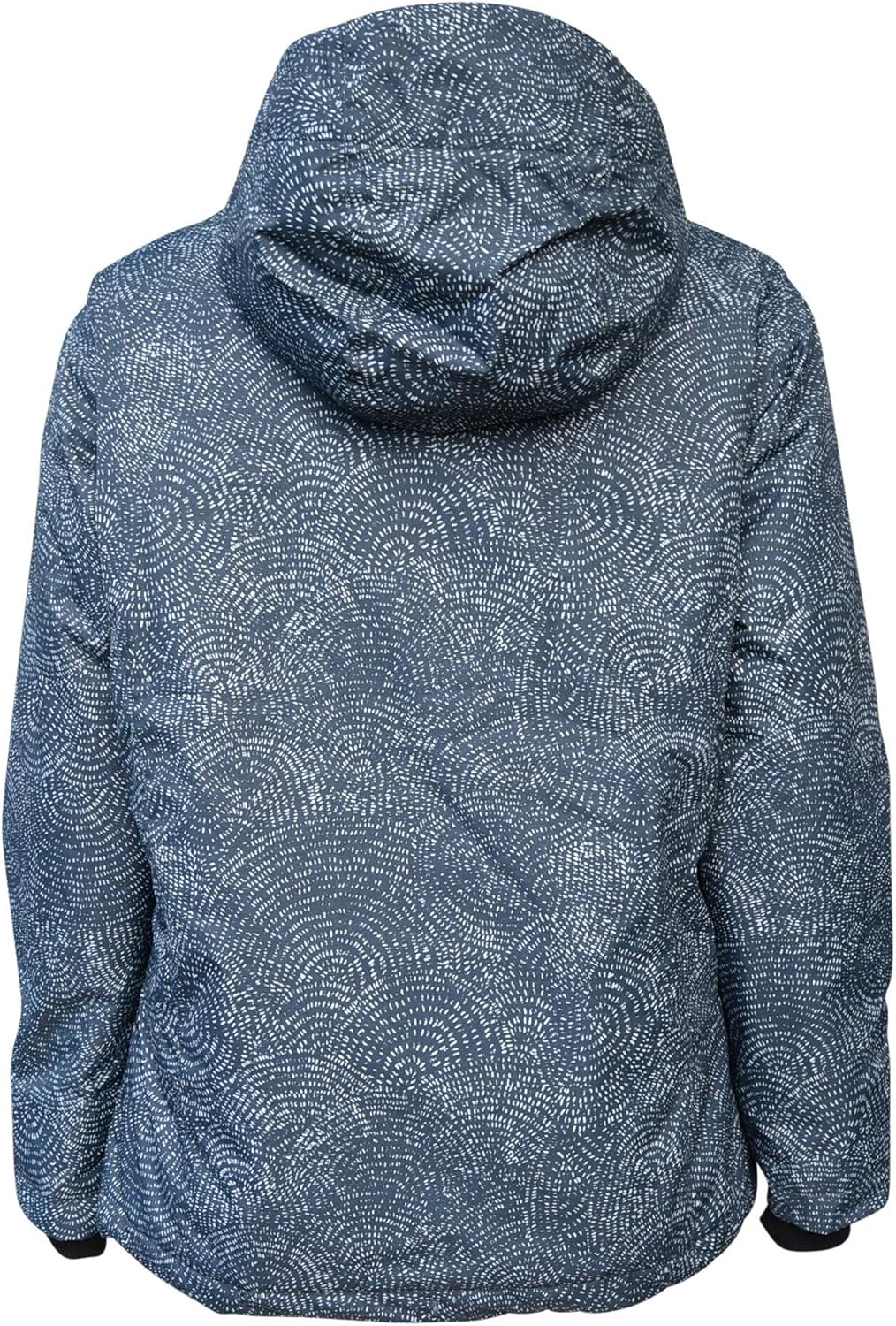 Pulse Women's Plus Size Extended Insulated Bevel Snow Ski Jacket: Clothing