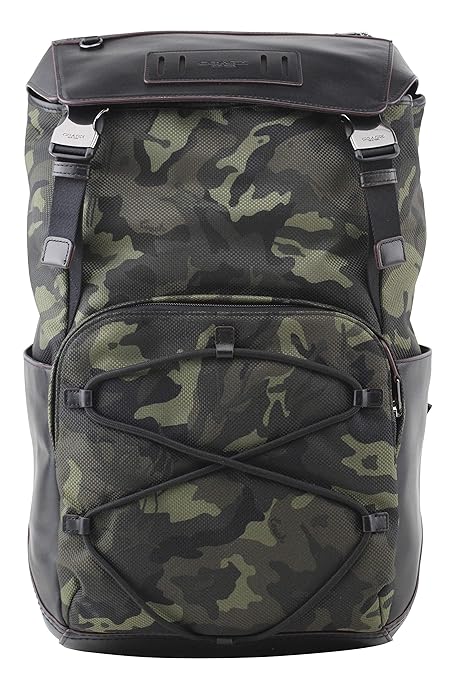 coach green backpack