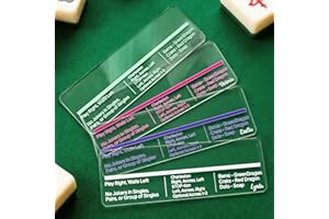 callie Personalized Mahjong Line Reader for Beginners, Custom Acrylic Mahjong Tile Finder Rules, Mahjong Accessories Gift for