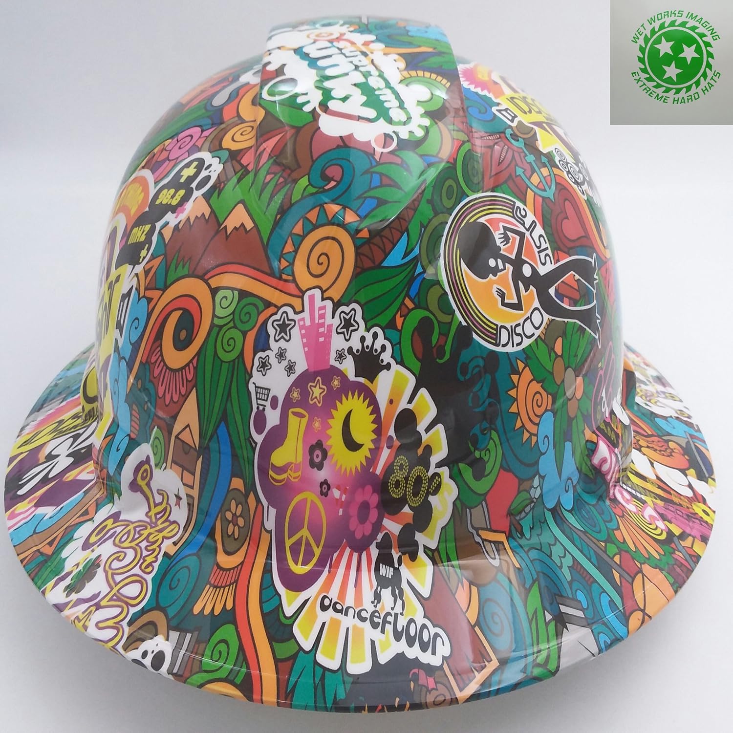 funky hard hats