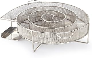 barbecook Kaltrauchgenerator Starter-Set inklusive Kerze und Räuchermehl Räucherschnecke Ø 20-cm, Silber