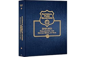 Whitman Classic® Coin Album - National Park Quarters: 2010-2021 (P & D Mints)