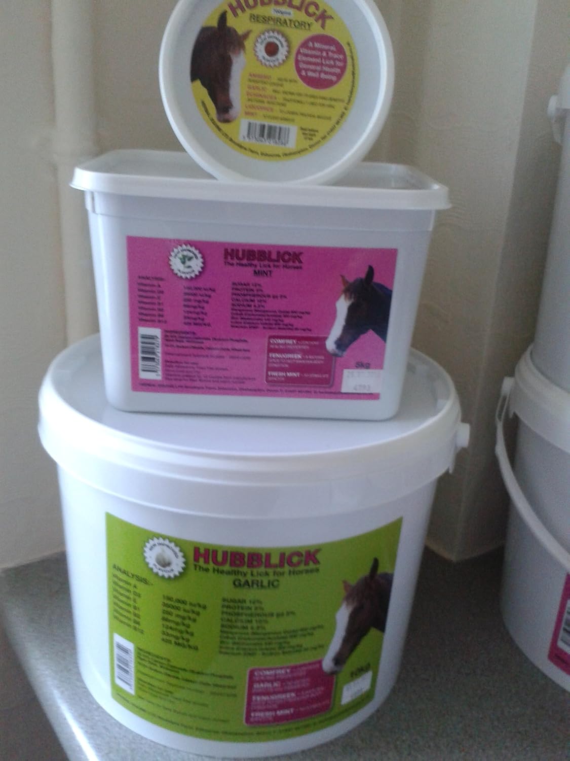 Hubblick horse lick supplement (Garlic, 700g) Amazon.co.uk Pet Supplies