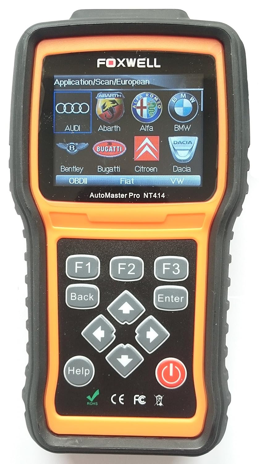 Foxwell NT414 Car Diagnostic Tool 50 makes, 4 systems Amazon.co.uk
