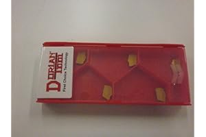 Dorian Tool SGTN 2 DC656 GTN 2 Carbide Cut Off Inserts Gold Coated for Steel, Made in USA, 82222