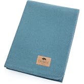 100% Wool Blanket 60"x84" Large Warm Blankets for Camping &amp; Picnic, Seafoam | Reversible Travel Blanket, Fire Retardant Outdoor Blanket, Car Blankets for Adults, Wide Selection, Durable Picnic Essentials