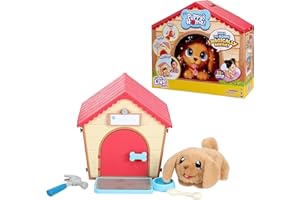 Little Live Pets My Puppy's Home Playset, Interactive Play Dog with Building Dog House Toys, Puppy Plush Toy with 25+ Sounds for Kids of Ages 5+