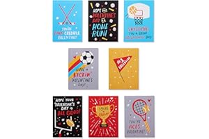 American Greetings Valentines Day Cards for Kids School and Classroom Exchange, Sports (40-Count)