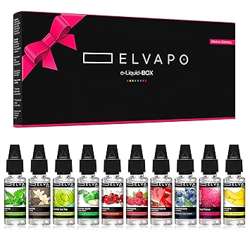 10 x 10ml Elvapo Premium E-LIQUID-BOX 1
