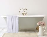 Utopia Towels Premium Jumbo Bath Sheet 90x180 cm 8 Pack White view 9
