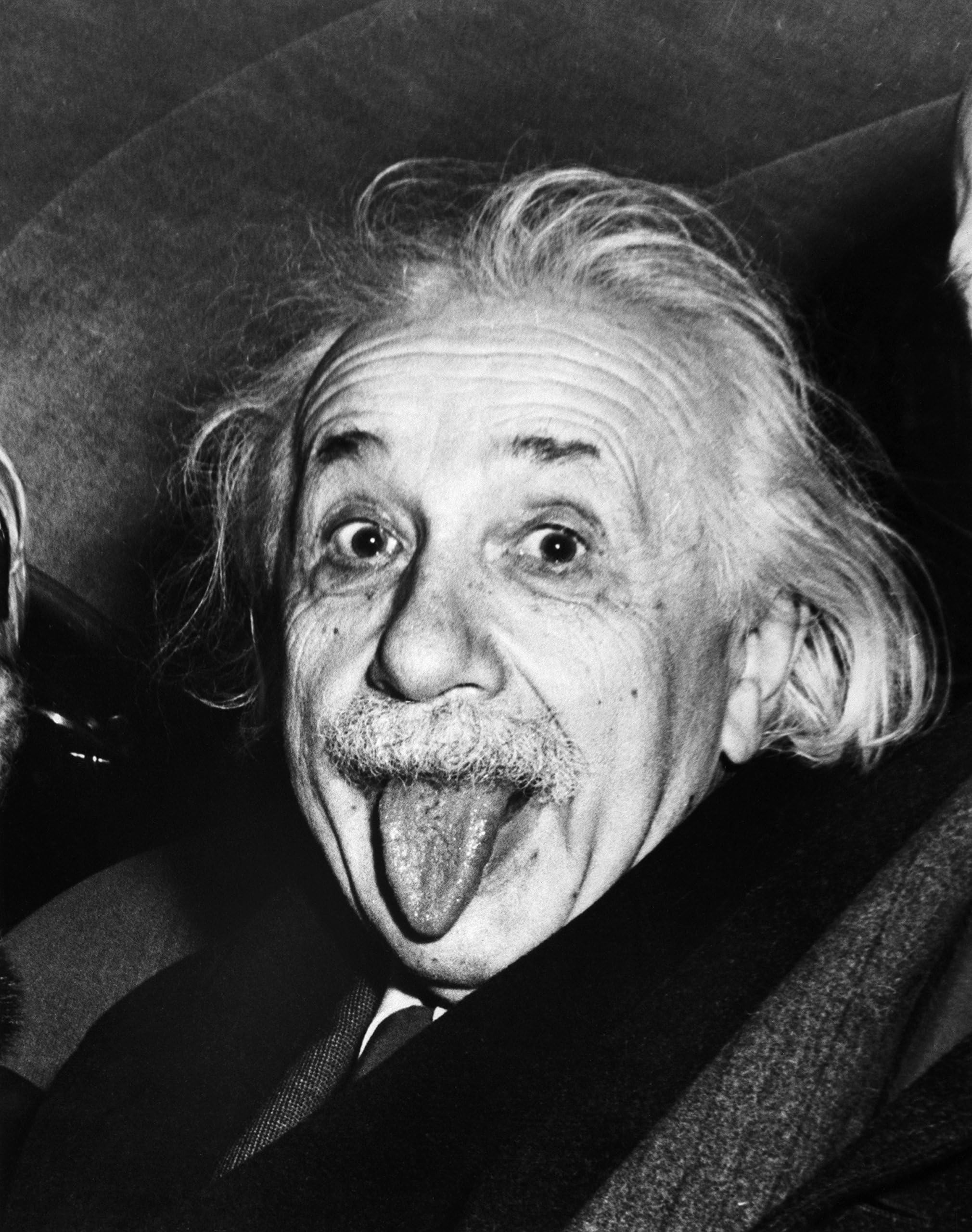 ConversationPrints Albert Einstein Tongue Out Glossy Poster Picture Photo Science Funny Cool mc