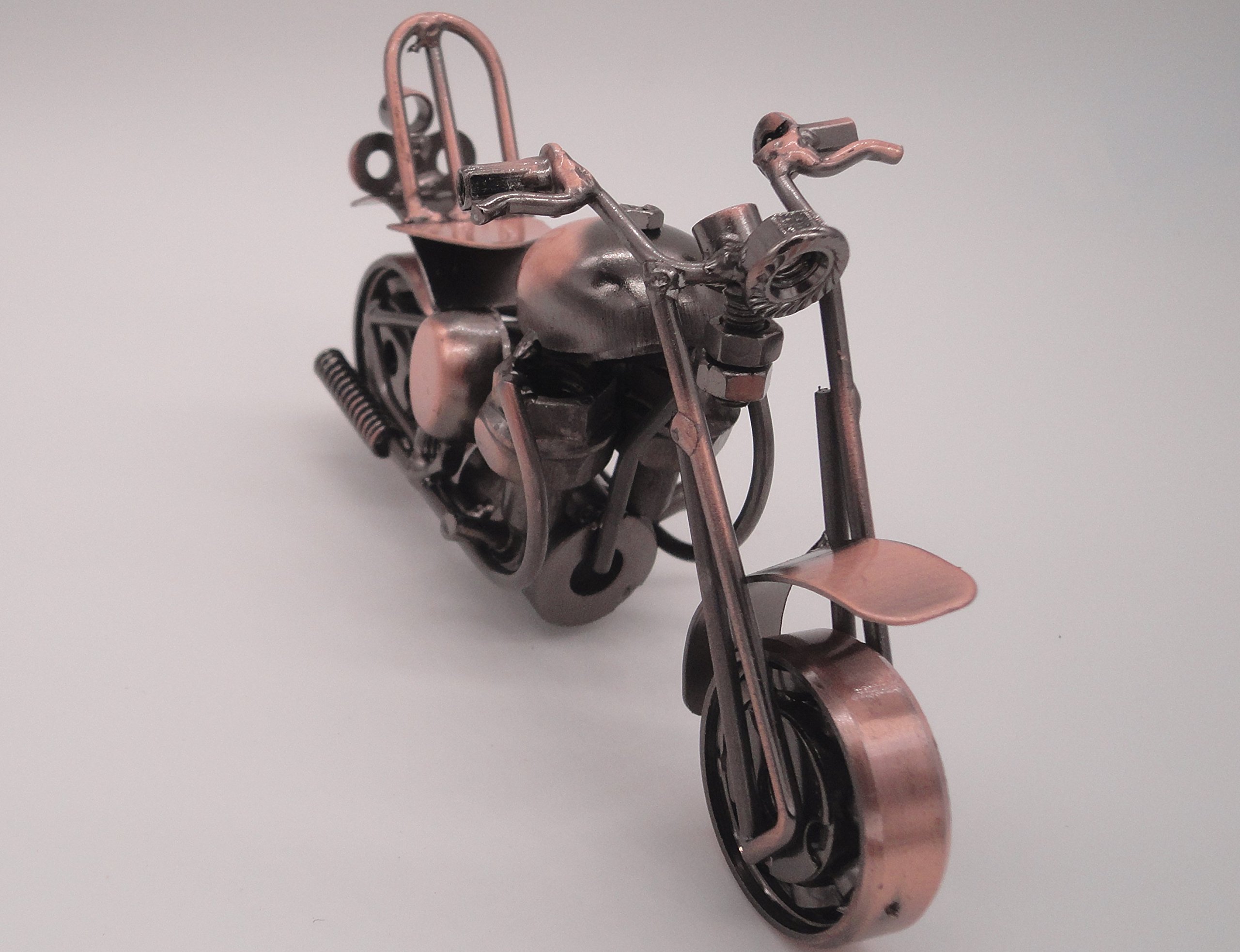 Pop Time Bronze Retro Classic Handmade Iron Motorcycle ornament, Handcrafted 639453796064 eBay