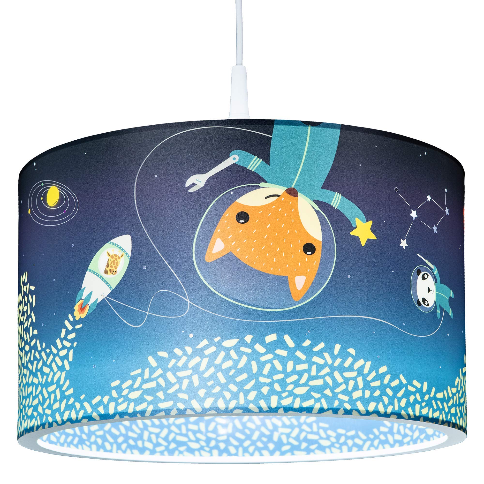 Elobra Little Astronauts Space Mission Pendant Light