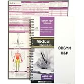 OBGYN H&amp;P Notebook Medical History and Physical Notebook, 100 Medical templates with Perforations