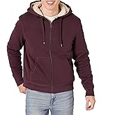 Amazon Essentials Hoodie For Men, Sherpa-Lined Full-Zip Fleece Sweatshirt