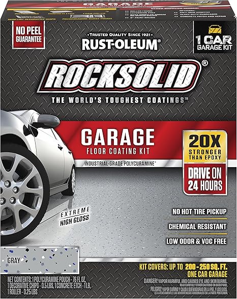 Amazon Com Rust Oleum 60003 Rocksolid 1 Car Garage Floor Coating