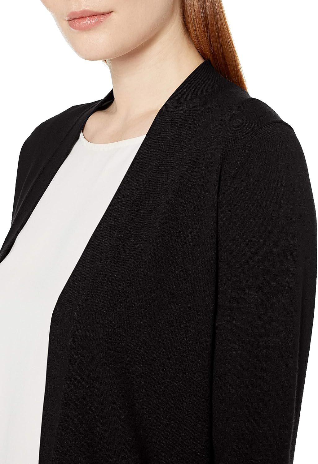 Brand - Lark & Ro Women's Premium Viscose Blend Lightweight Long Sleeve Open Front Cardigan: Clothing