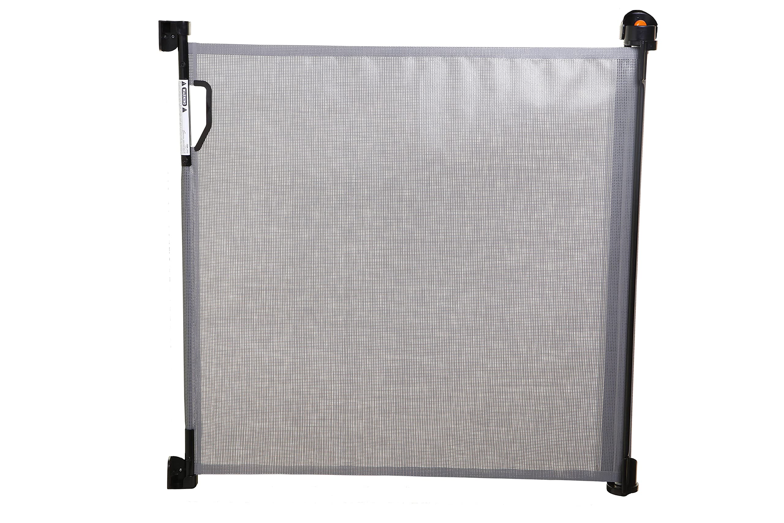 Dreambaby Retractable Baby Safety Gate - Extra Wide & Tall Mesh Gate - Fits up to 140cm Wide & 93cm Tall - Grey