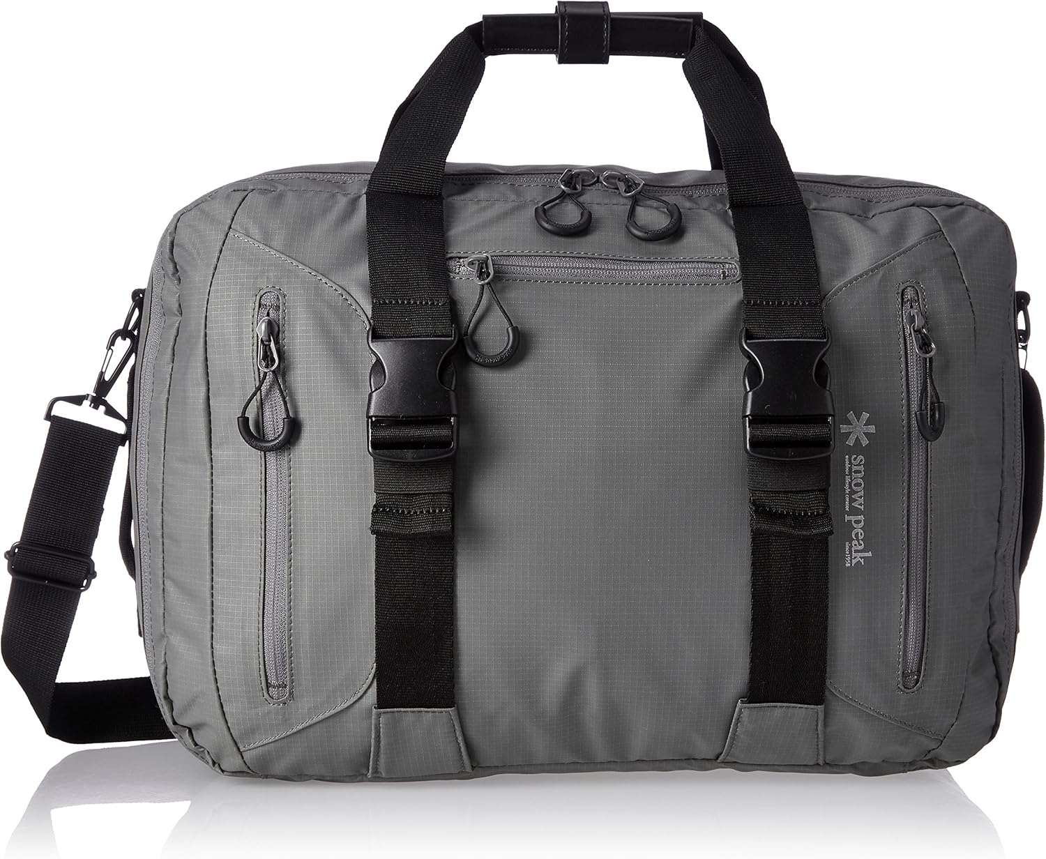 Amazon Co Jp スノーピーク ビジネスバッグ 3wayビジネスバッグ 収納 3way ハンドバッグ ショルダーバッグ バックパック Ug 729gy グレー シューズ バッグ