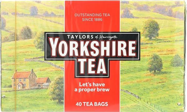 TAYLORS OF HARROGATE, TEA YORKSHIRE, 40 COUNT