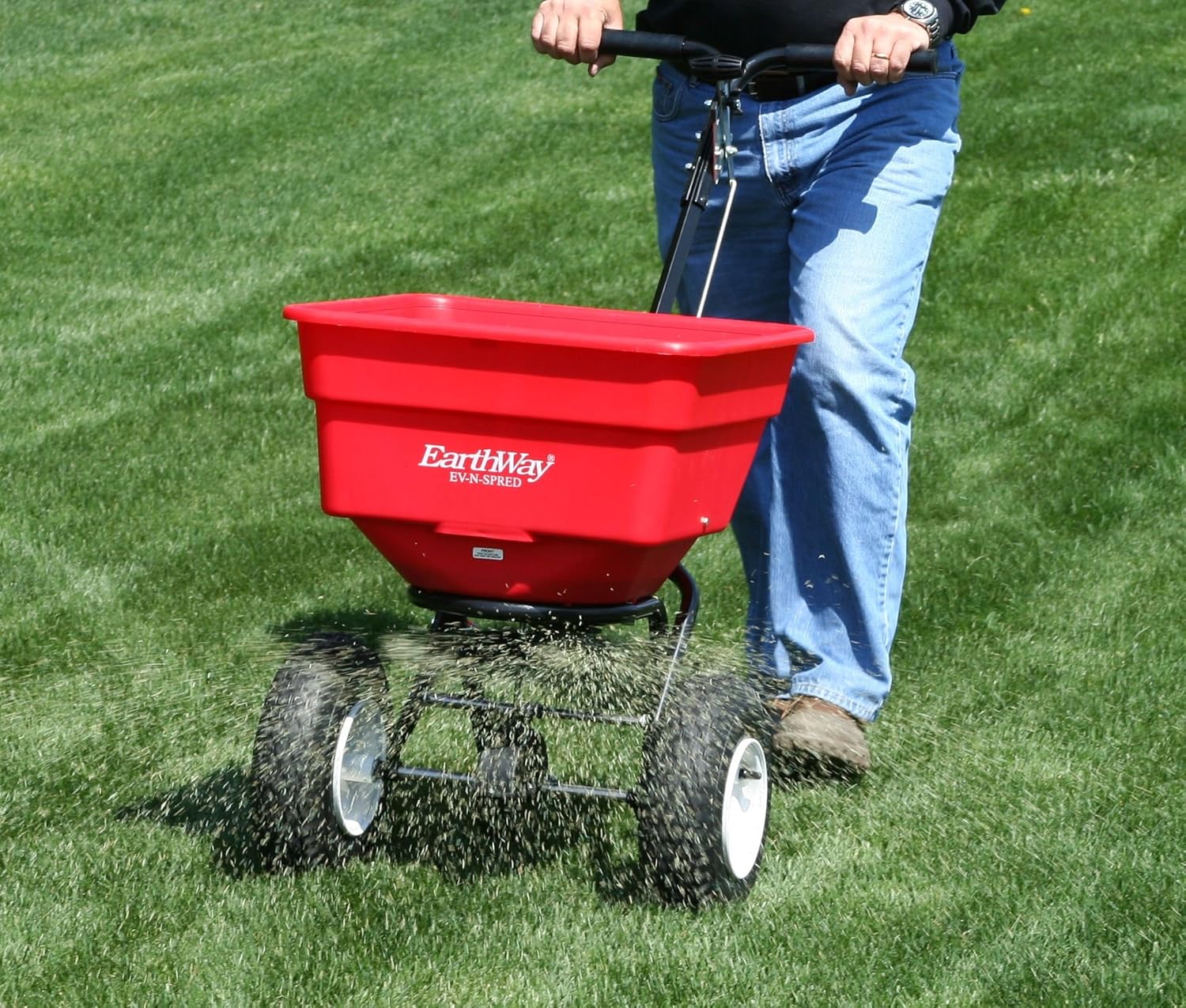 Earthway 2170 Commercial Broadcast Push Spreader Trim That Weed